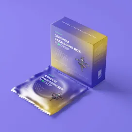 Condom Sachet and Box 01